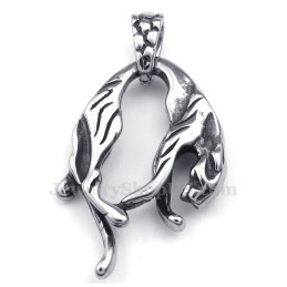 Collier Pendentif Lion En Titane (Chaîne Gratuite)