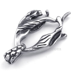 Collier Pendentif Lion En Titane (Chaîne Gratuite)