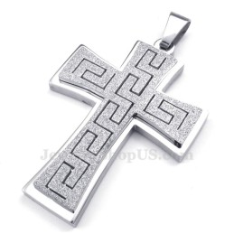 Collier Pendentif Croix En Titane (Chaîne Gratuite)