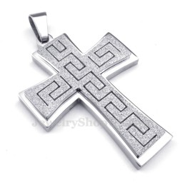 Collier Pendentif Croix En Titane (Chaîne Gratuite)