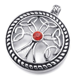 Collier Pendentif Nœud Celtique En Titane (Chaîne Gratuite)