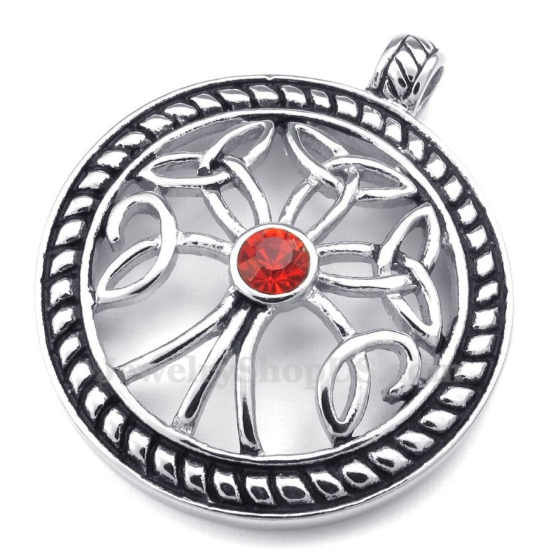 Collier Pendentif Nœud Celtique En Titane (Chaîne Gratuite) Collier Pendentif Nœud Celtique En Titane (Chaîne Gratuite)