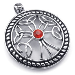 Collier Pendentif Nœud Celtique En Titane (Chaîne Gratuite)