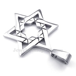 Collier Pendentif Étoile Porte-Bonheur En Titane (Chaîne Gratuite)