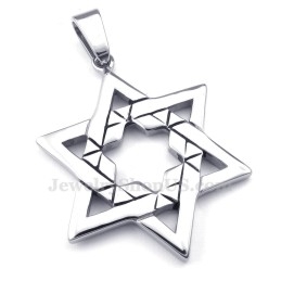 Collier Pendentif Étoile Porte-Bonheur En Titane (Chaîne Gratuite)