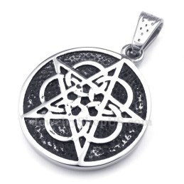Collier Pendentif Étoile À Cinq Branches En Titane (Chaîne Offerte)
