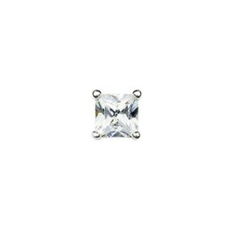 Boucles D'Oreilles Carrées En Titane Blanc Pur