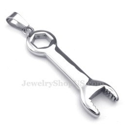 Collier Avec Pendentif Clé À Molette Et Clé En Titane (Chaîne Gratuite)