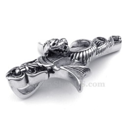 Collier Pendentif Ptérosaure En Titane Épée (Chaîne Gratuite)
