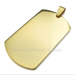 Collier Pendentif Cartes En Titane Et Or (Chaîne Gratuite)