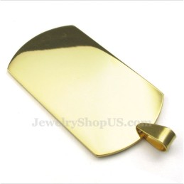 Collier Pendentif Cartes En Titane Et Or (Chaîne Gratuite)