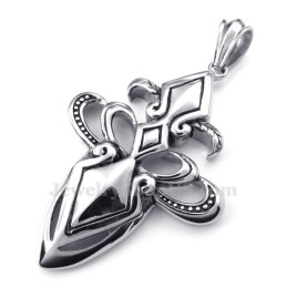 Collier Pendentif En Titane Pour Homme (Chaîne Offerte)