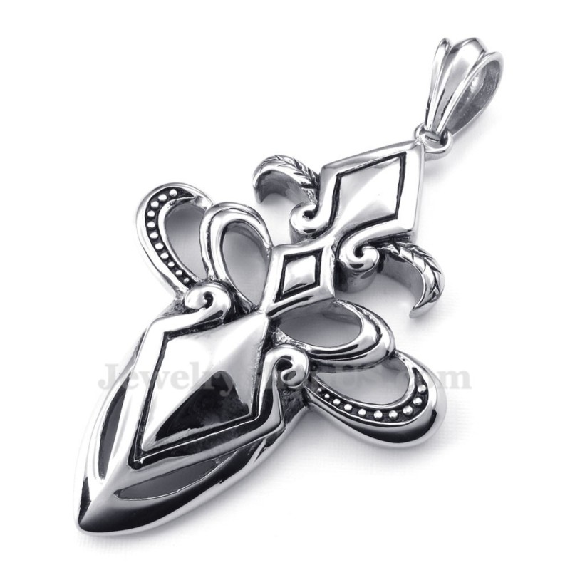 Collier Pendentif En Titane Pour Homme (Chaîne Offerte)