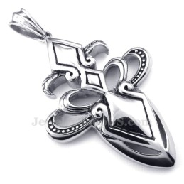 Collier Pendentif En Titane Pour Homme (Chaîne Offerte)