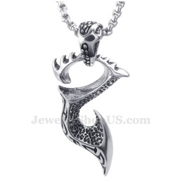 Collier Pendentif Élégant En Titane (Chaîne Gratuite)