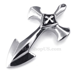 Collier Pendentif Croix En Titane (Chaîne Gratuite)