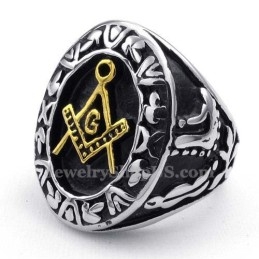 Bague Maçonnique En Titane
