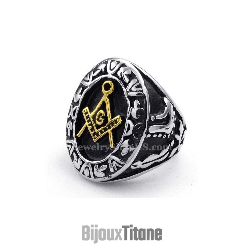 Bague Maçonnique En Titane Bague Maçonnique En Titane