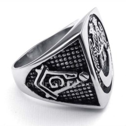 Bague Maçonnique En Titane