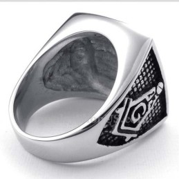 Bague Maçonnique En Titane