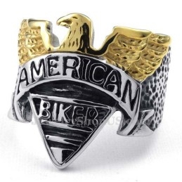 Bague Aigle En Titane