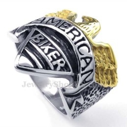 Bague Aigle En Titane