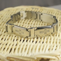 Bracelets Croisés En Titane Pour Hommes