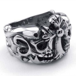 Bague Croix En Titane