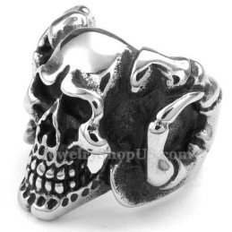 Bague Crâne En Titane