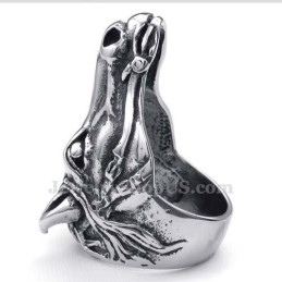 Bague Tête De Cheval En Titane