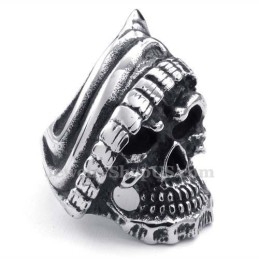 Bague Crâne En Titane