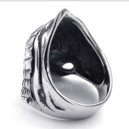 Bague Crâne En Titane