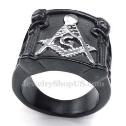 Bague Maçonnique En Titane
