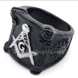 Bague Maçonnique En Titane