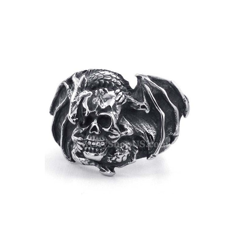 Bague Crâne En Titane Bague Crâne En Titane