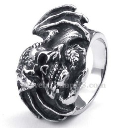 Bague Crâne En Titane