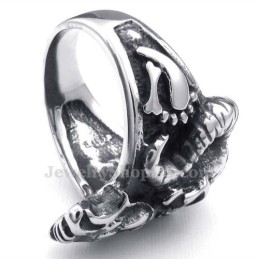 Bague Crâne En Titane