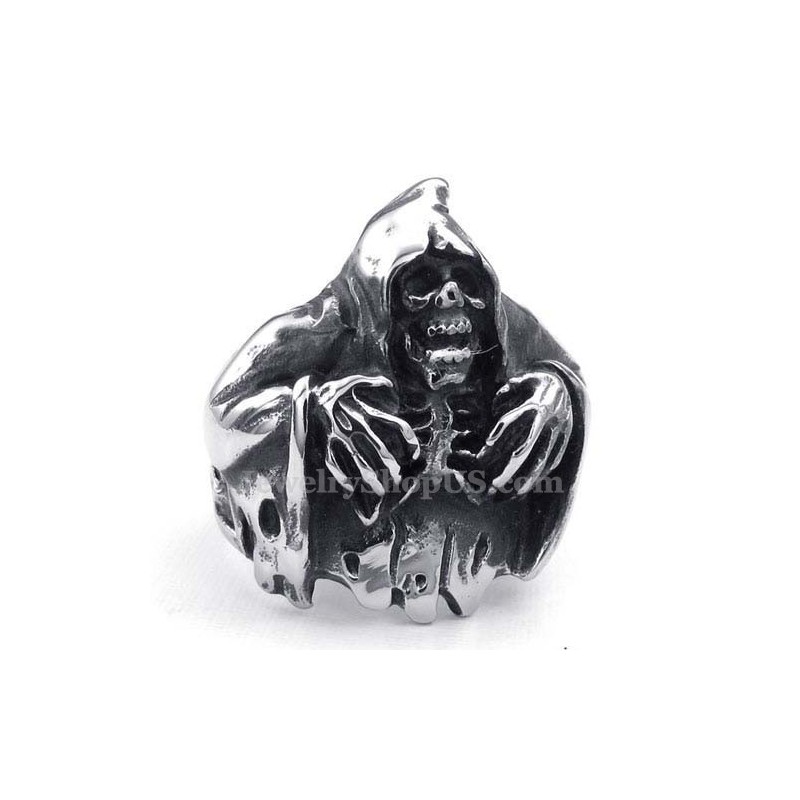 Bague Crâne En Titane Bague Crâne En Titane