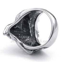 Bague Crâne En Titane