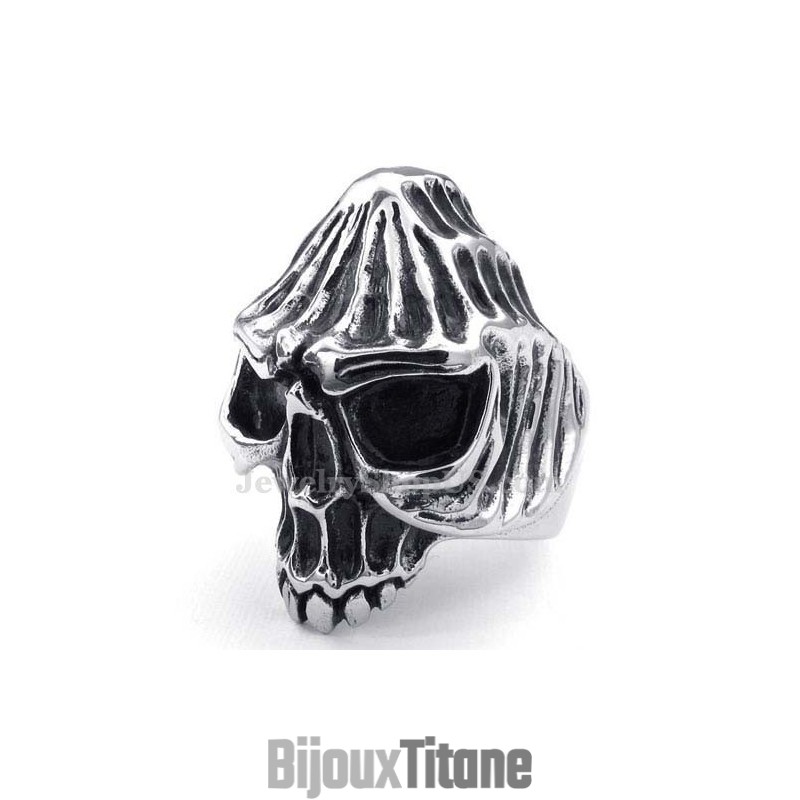 Bague Crâne En Titane Bague Crâne En Titane