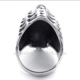 Bague Crâne En Titane