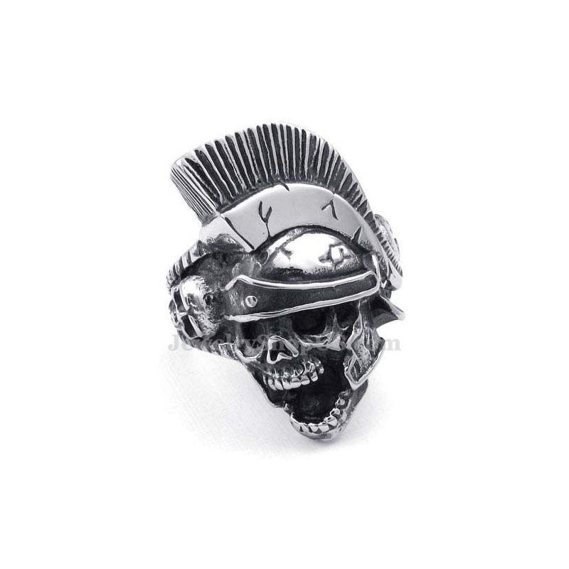 Bague Crâne De Chevalier En Titane Bague Crâne De Chevalier En Titane