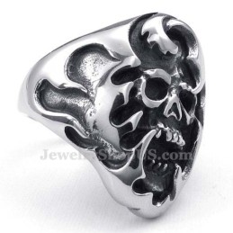 Bague Crâne En Titane