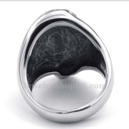 Bague Crâne En Titane