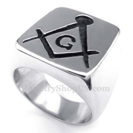 Bague Maçonnique En Titane
