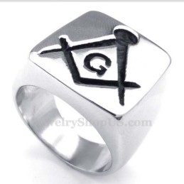 Bague Maçonnique En Titane