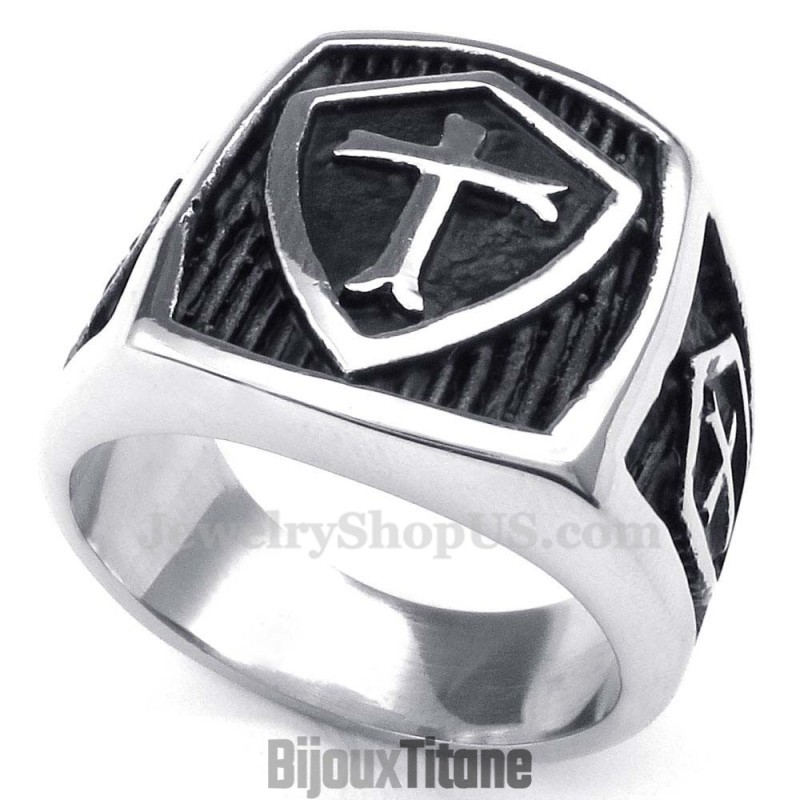 Bague Croix En Titane Bague Croix En Titane