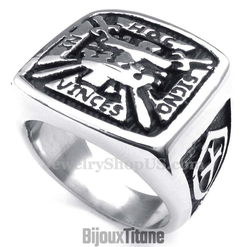 Bague Maçonnique En Titane