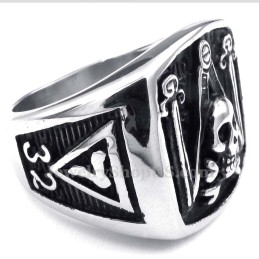 Bague Maçonnique En Titane