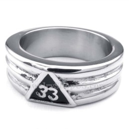 Bague Maçonnique En Titane